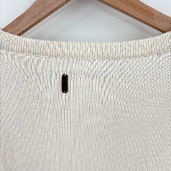 Barbour Hampton Knit Cable Knit Pullover Crew Neck Sweater Size 8 - Picture 5 of 6